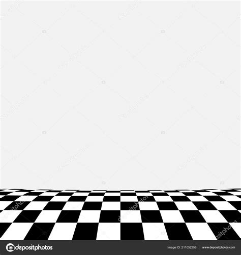 Abstract Checker Background Perspective — Stock Vector © Rchvision