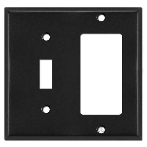 Toggle Outlet Cover Plate Black Kyle Switch Plates