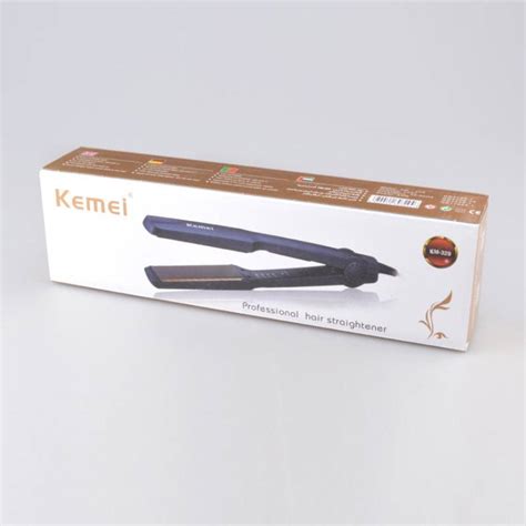 Kemei Professional Hair Straightener Km 329 Iron Ceramic Heating Plate