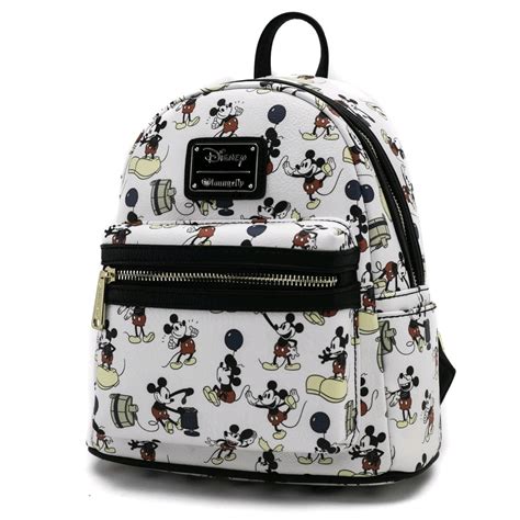 Loungefly Disney Mickey Mouse Mickey Print Mini Backpack