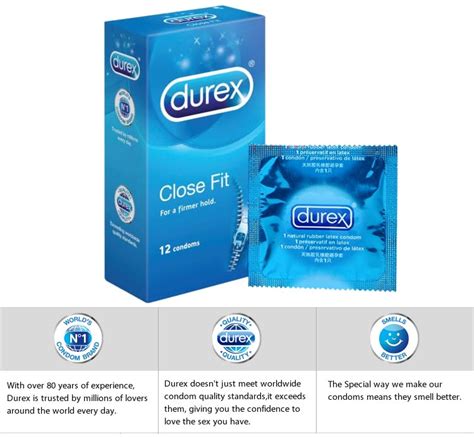 Wearing a condom that is too big can cause it to slip off, and wearing one that is too small can cause it to break. Durex Close Fit 12s Condom + Durex Play Vibration Ring ...
