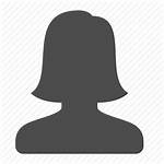 Silhouette Icon Person Female User Woman Users