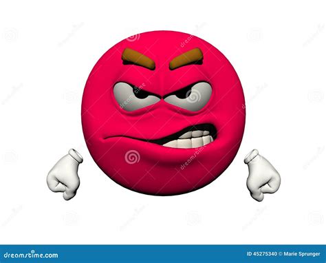 Emoticon Angry Royalty Free Stock Photography 44099825