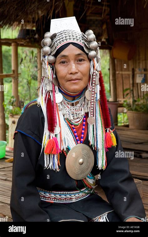 Akha People At North Thailand Stock Photo Alamy