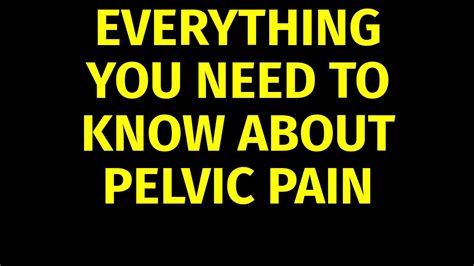 Pelvic Pain Causes Symptoms Treatment Chronic Pelvic Pain