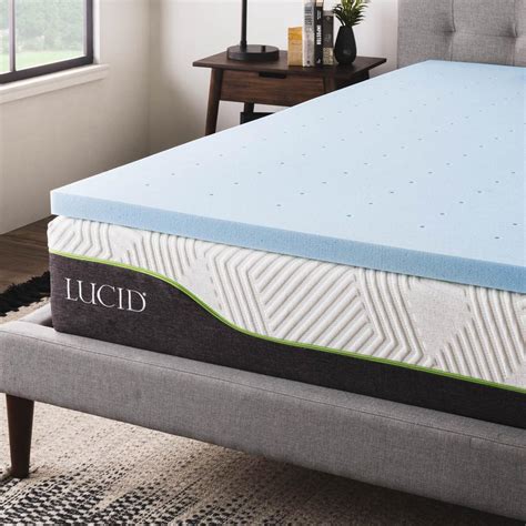 Six sizes are available ranging from twin to king and california king. Lucid 2 in. King Gel Infused Memory Foam Mattress Topper ...