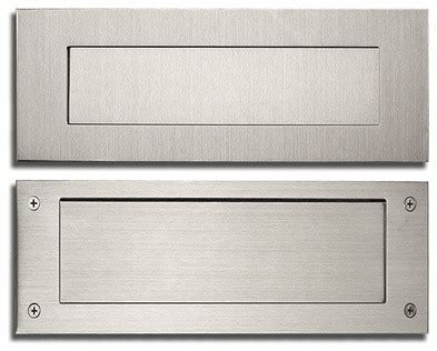 Our steel doors are a testament to the home grown american goodness that we should expect in any american company. Stainless Steel Modern, Contemporary Door Mail Slot 13 in ...