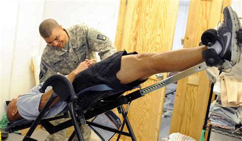 Physical Therapy Taking Away Soldiers Pain Article The United