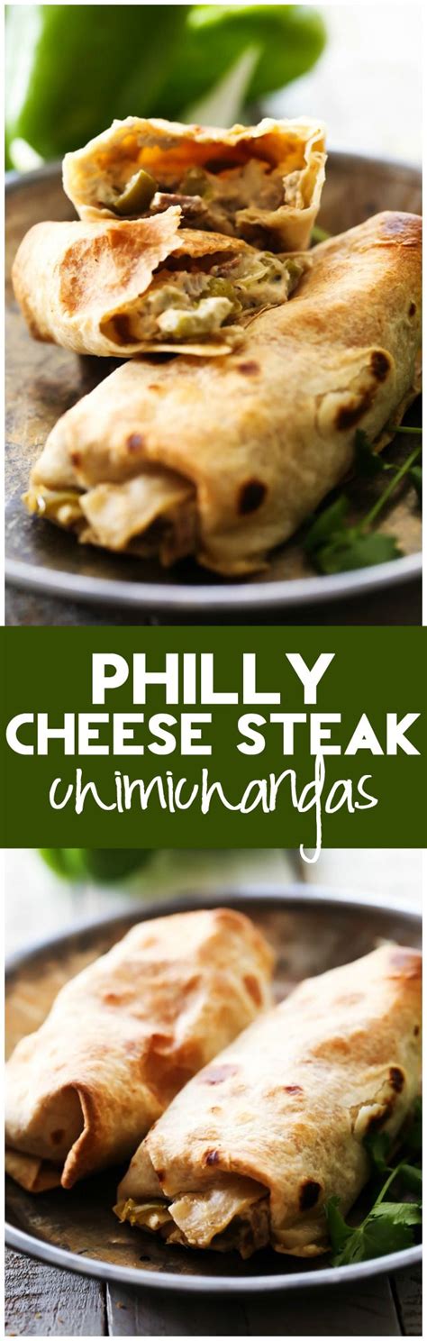 It was my first time having them and they instantly became my food obsession for the next few months. Philly Cheese Steak Chimichangas - Chef in Training ...