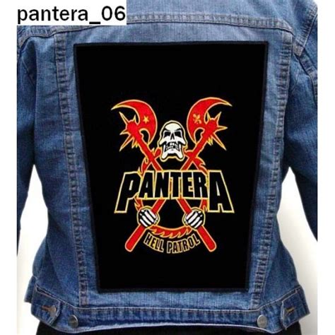 Pantera 06 Photo Quality Printed Back Patch King Of Patches