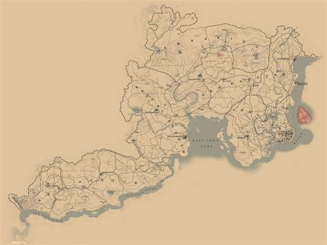 Red Dead Redemption 2 West Region Map Unlock Guide Rdr2 Org