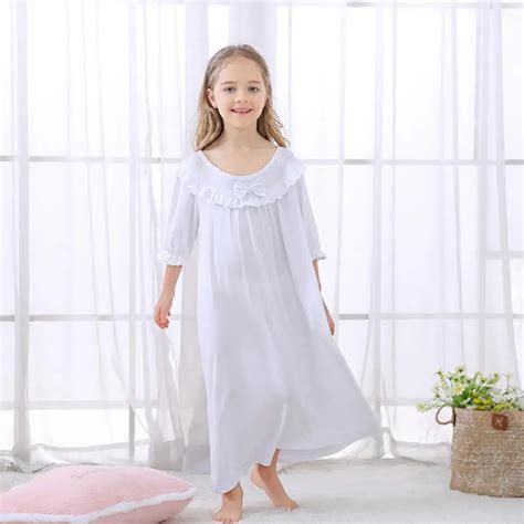 Girls White Cotton Nightdress Compare Girls White Nightgown Summer