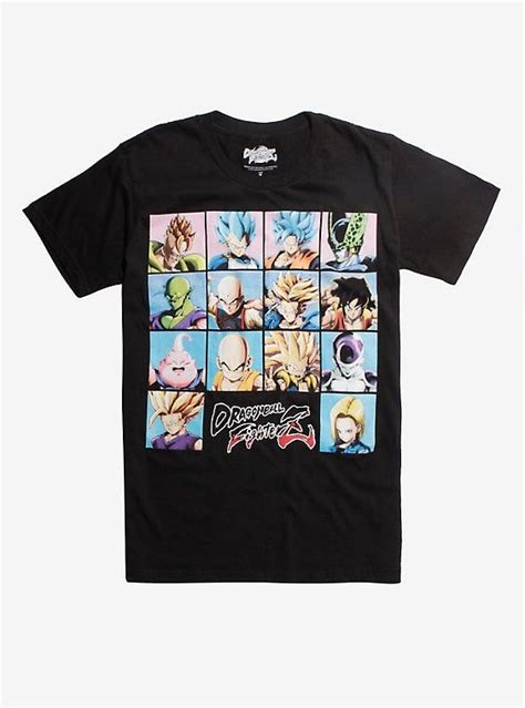 Maybe you would like to learn more about one of these? Dragon Ball FighterZ Player Select T-Shirt Hot Topic Exclusive | Shirts, T shirt, Hot topic