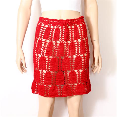 Lace Skirt Pattern Crochet Beach Skirt Lace Mini Skirt Pattern Etsy