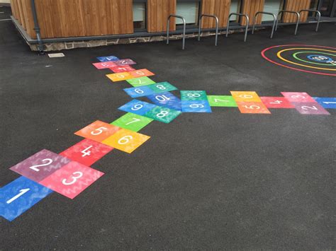 Thermoplastic Playground Markings Colourworks