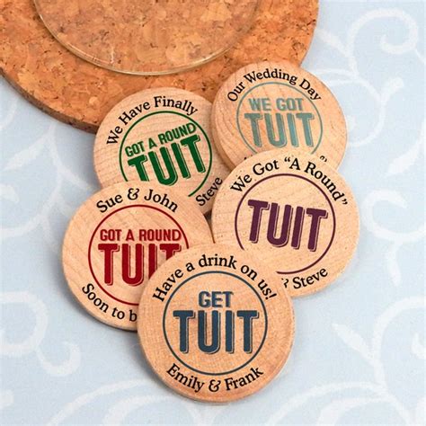 Tuit Wooden Nickels Wooden Coins Set Of 25