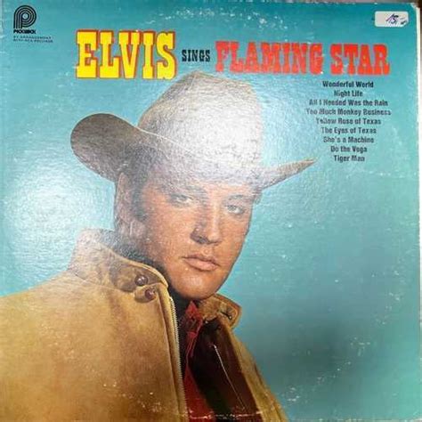 Elvis Presley Elvis Sings Flaming Star Hot