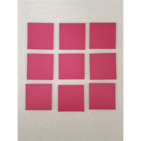 Stacey Miniature Masonry 34 Hot Pink Vinyl Tiles 50 Pack