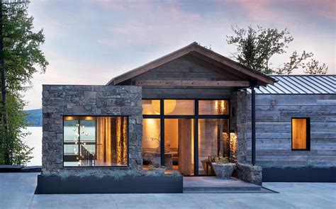 This Mountain Modern Lakefront Home In Montana Is All