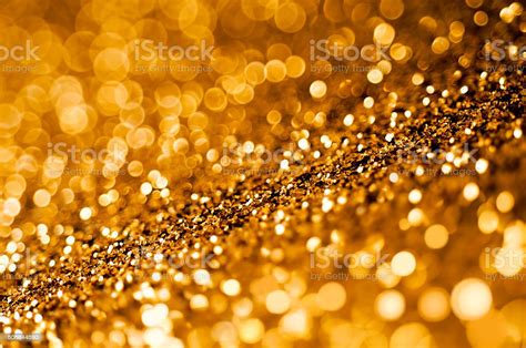 Golden Glitter Background Stock Photo Download Image Now Abstract