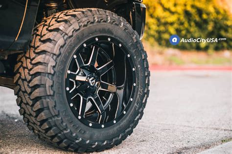 20″ Fuel Wheels D610 Maverick Gloss Black Milled Off Road Rims For 2018