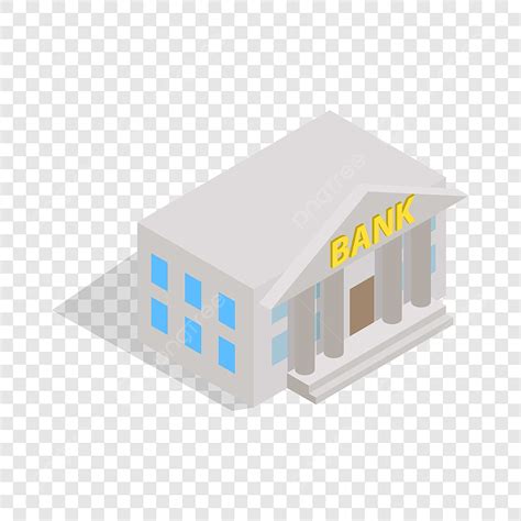 Bank Building Isometric Vector Hd Png Images Bank Building Isometric