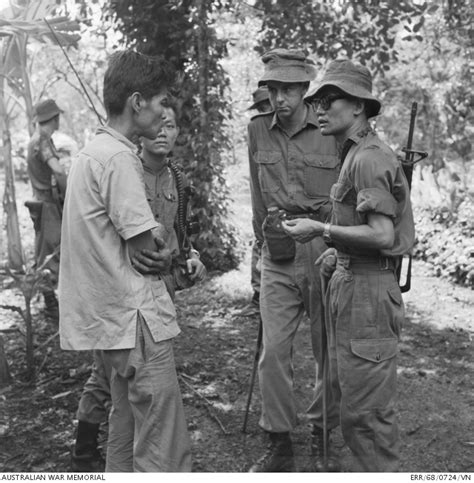 South Vietnam 1968 08 05 A Suspected Viet Cong Intelligence Agent Picked Up During A Sweep Of