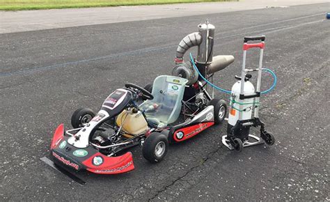 Drag Racer Attempts To Drive His Jet Powered Go Kart Over 100 Mph To