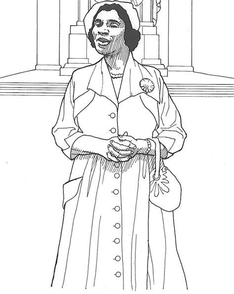 Rosa Parks Coloring Page At Getdrawings Free Download