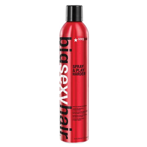 Spray into dry hair for volume and a firm, all day hold. Big Sexy Hair - Spray & Play Harder Hairspray - Sexy Hair ...
