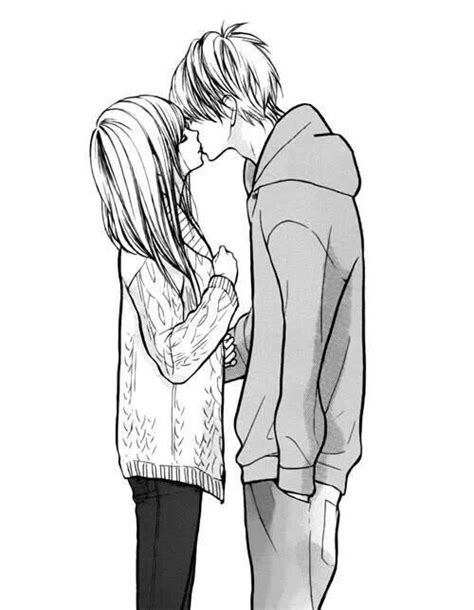 Pin By Соляр Анастасия Сергеевна On Рисовать Anime Couple Kiss Manga
