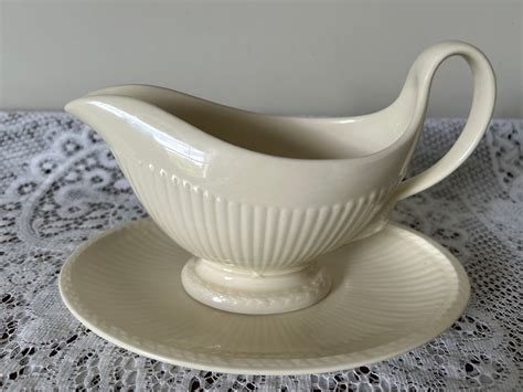 Vintage Wedgwood Edme Design Gravy Boat And Underplate Etsy