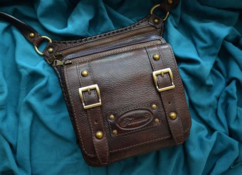 Brown Leather Crossbody Bag For Men Cross Body Bag For Men Men Etsy