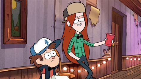 Image S1e7 Dipper And Wendy Talkingpng Gravity Falls Wiki