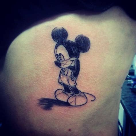 Mickey Mouse Sketch Tattoo Best Tattoo Design Ideas Mouse Tattoos