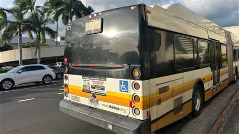 Honolulu Thebus Route A Bus Rare Youtube