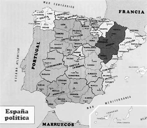 Mapa De España Con Valladolid En El Centro De La Autonomía De Castilla