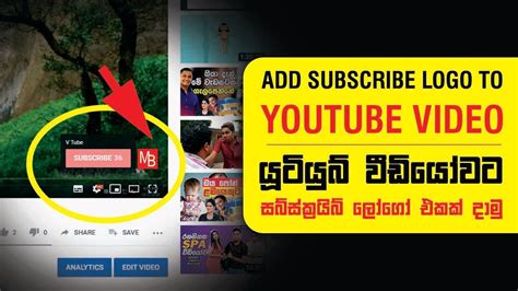 How To Add Subscribe Button To Youtube Video Youtube