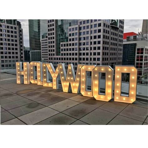 Hollywood Marquee Letter Rental Ultimate Party Services