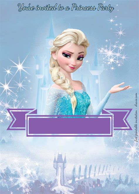 Free Invitation Edit Frozen Entirely Emily Frozen Party Ideas With