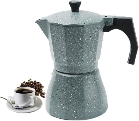 Vinekraft Espresso Maker Moka Pot Stove Top Coffee Pot 6 Cups300ml