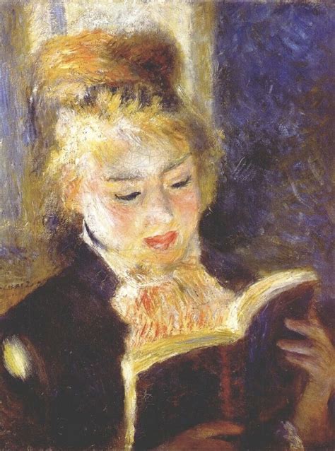 Girl Reading By Pierre Auguste Renoir