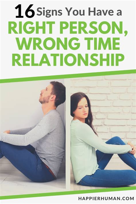 16 Signs You Have A Right Person Wrong Time Relationship Happier Human