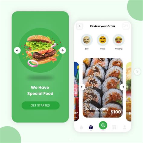 Feast Your Eyes On This Mobile App Ui Design For A Food App Freelancer