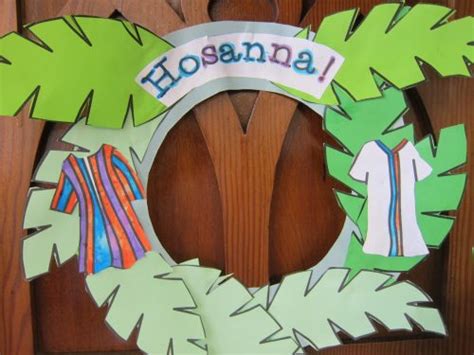 Palm Sunday Wreath By Girls Brigade Andover United Reformed Church Uk