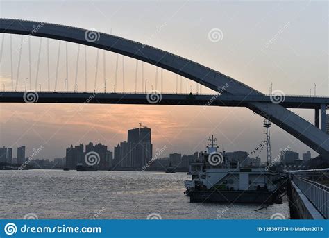Lupu Bridge In Shanghaichina Stock Photo Image Of China Landmark