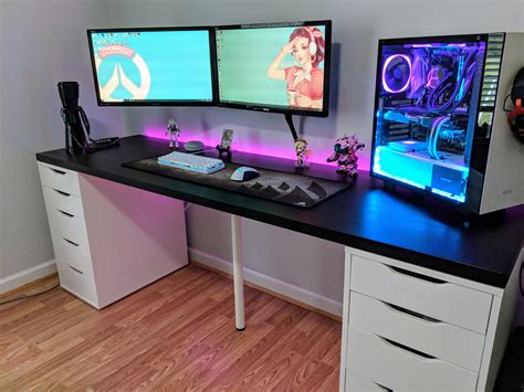 Gaming Desk Layout Ideas