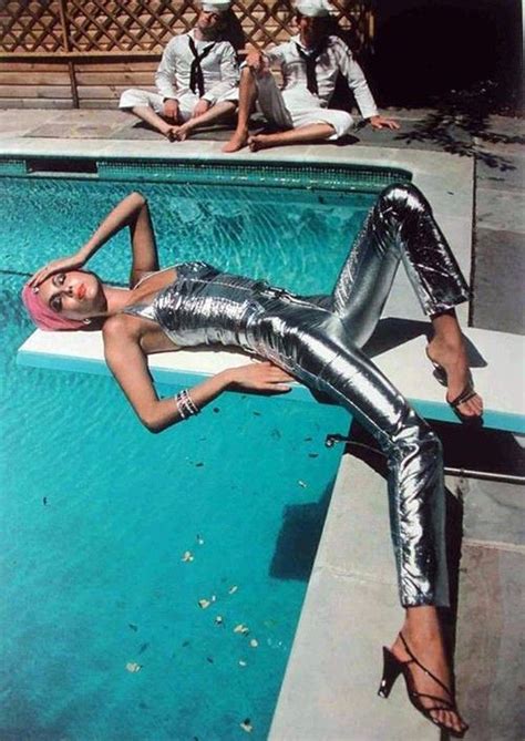 Pop Culture S Most Iconic Poolside Moments Helmut Newton Vogue Italia Editorial Fashion