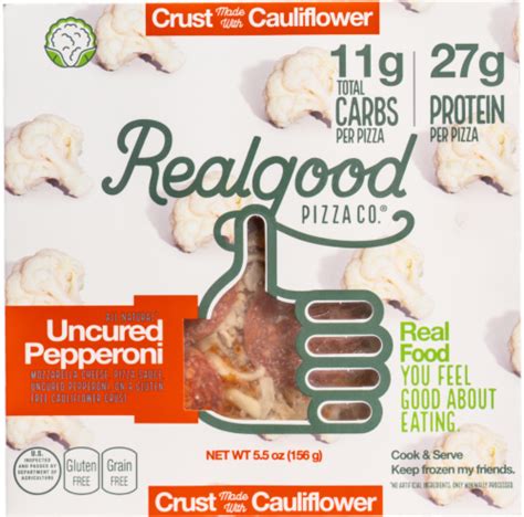 The Real Good Food Company Low Carb Personal Pepperoni Cauliflower