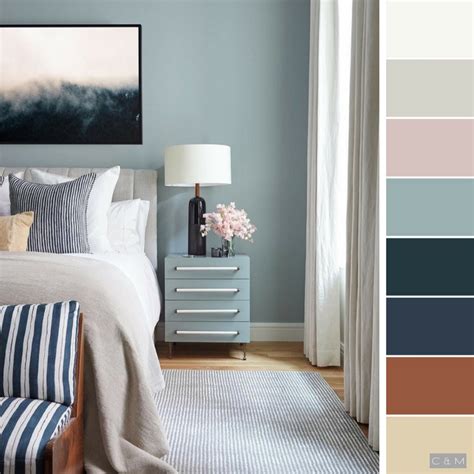 It s an earthy tone that taps into a nature inspired theme and botanical modernism 11 beautiful and relaxing paint colors for master bedrooms. Master bedroom colour palette, very calming. | 9 ...